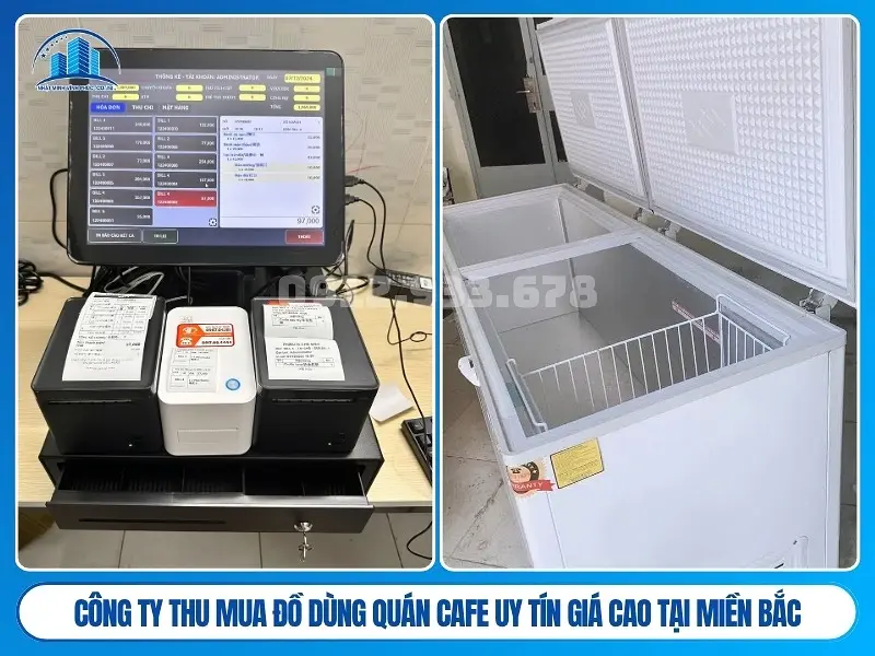 Công ty thu mua đồ dùng quán cafe uy tín giá cao tại miền Bắc