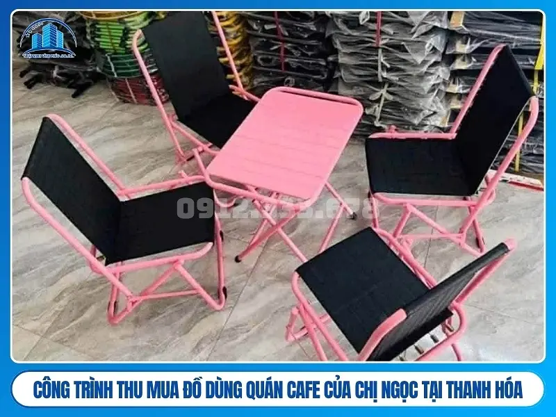 Công trình Thu mua đồ dùng quán cafe của chị ngọc tại Thanh hóa