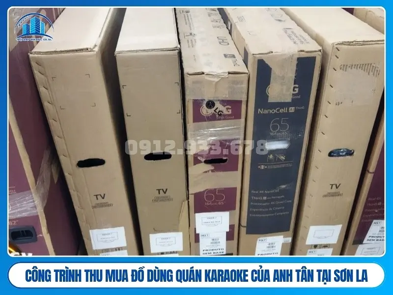 công trình Thu mua đồ dùng quán karaoke của anh tân tại sơn la
